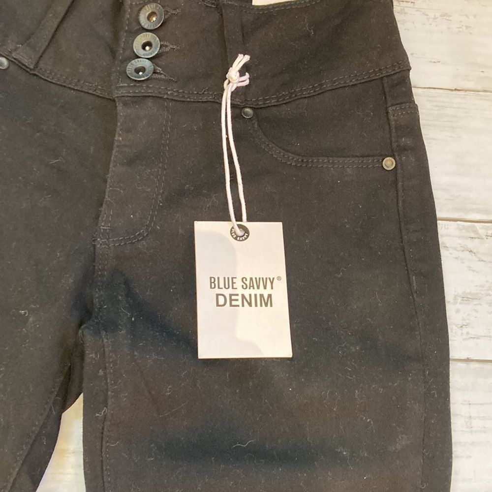 💕1x HOST PICK💕 Blue Savvy Denim High-Rise Ankle Jeans Pants Size 0/24 - Picture 5 of 9